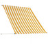Tenda na uvlačenje 100 x 150 cm žuto-bijela 145890