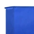 Vjetrobran s 3 panela od tkanine 400 x 80 cm azurno plavi 47145