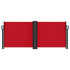 Uvlačiva bočna tenda 100 x 1000 cm crvena 4004687