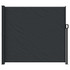 Bočna tenda na uvlačenje crna 180 x 500 cm 4004444