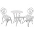 Bistro Set 3 kom Bijeli Lijevani Aluminij
