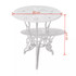 Bistro Set 3 kom Bijeli Lijevani Aluminij