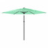 Vrtni suncobran s čeličnom šipkom zeleni 288x288x225 cm 4005107