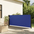 Bočna tenda na uvlačenje plava 120 x 500 cm 4004401