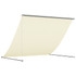 Tenda na uvlačenje krem 200 x 150 cm od tkanine i čelika 368759