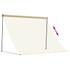 Tenda na uvlačenje krem 200 x 150 cm od tkanine i čelika 368759