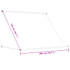 Tenda na uvlačenje krem 200 x 150 cm od tkanine i čelika 368759