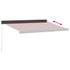 Tenda na ručno uvlačenje bordo 300 x 250 cm 3215318
