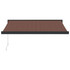 Tenda na ručno uvlačenje smeđa 350 x 250 cm 3215724