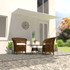 Tenda na uvlačenje 300 x 150 cm krem 143767