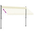 Tenda na uvlačenje krem 300 x 150 cm od tkanine i čelika 368747