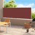 Uvlačiva bočna tenda za terasu 220 x 500 cm smeđa 313432