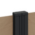 Uvlačiva bočna tenda smeđesiva 160 x 600 cm 4004634
