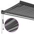 Tenda na uvlačenje antracit i bijela 3x2,5 m tkanina i aluminij 3216138