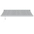 Tenda na uvlačenje antracit i bijela 3x2,5 m tkanina i aluminij 3216133