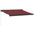 Tenda na ručno uvlačenje bordo 350 x 250 cm 3215319