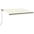 Tenda na ručno uvlačenje 350 x 250 cm krem 3069077
