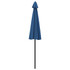 Vanjski suncobran s aluminijskim stupom 270 cm azurnoplavi 47311 Vanjski suncobran s aluminijskim stupom 270 cm azurnoplavi 47311
