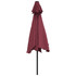 Vrtni suncobran s metalnim stupom 300 cm bordo 313752