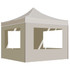 Profesionalni sklopivi šator za zabave 3 x 3 m krem 45486