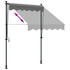 Tenda na uvlačenje antracit 150 x 150 cm od tkanine i čelika 368737