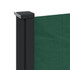 Bočna tenda na uvlačenje tamnozelena 200 x 500 cm 4004470