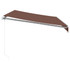 Tenda na ručno uvlačenje smeđa 350 x 250 cm 3215631