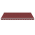 Tenda na ručno uvlačenje bordo 450 x 350 cm 3214986