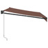 Tenda na ručno uvlačenje smeđa 300 x 250 cm 3215703