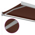 Tenda na ručno uvlačenje smeđa 500 x 300 cm 3215722
