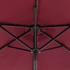 Vrtni suncobran s čeličnom šipkom bordo 225 x 225 x 212 cm 4005062
