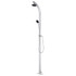 Vrtni tuš sa sivom bazom 220 cm aluminijski 3070786