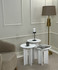 Set stolića za kavu Lav (55 + 50 + 45) - Bijeli Set stolića za kavu Lav (55 + 50 + 45) - Bijeli