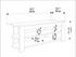 TV stalak Rita - Bijela, Oud hrast