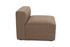 Sofa s jednim sjedištem Mora XL O1 - Smeđa