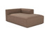 Sofa s jednim sjedištem Mora XL Chl Desna - Smeđa