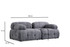 Sofa s 2 sjedala Petite 2 - Siva