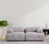 Sofa s 2 sjedala Petite 2 - Svijetlosiva