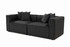 Sofa s 2 sjedala Mora XL 2 sjedala - antracit