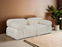 Sofa s 2 sjedala Dvosjed Bubble (L1-1R) - krem