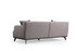 Sofa s 2 sjedala Jaguar 2 - Smeđa, Siva