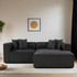 Kutna sofa Mora XL kut lijevo (CHLLeft -1R) - antracit