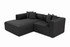 Kutna sofa Mora XL kutni desni (L1-CHLReight) - antracit