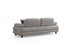 Kauč na razvlačenje s 3 sjedišta Lijep trosjed - krem, plava