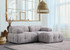 Kutna sofa Petite 2 - Svijetlosiva Kutna sofa Petite 2 - Svijetlosiva