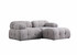 Kutna sofa Petite 2 - Svijetlosiva