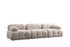Sofa s 3 sjedala Petite 3 - Kremasta