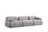 Sofa s 3 sjedala Petite 3 - Svijetlosiva Sofa s 3 sjedala Petite 3 - Svijetlosiva