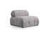 Sofa s 3 sjedala Petite 3 - Svijetlosiva Sofa s 3 sjedala Petite 3 - Svijetlosiva