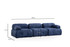 Sofa s 3 sjedala Petite 3 - Noćno plava